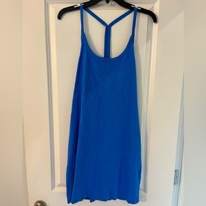 Blue JCrew Relaxed Tank Dress